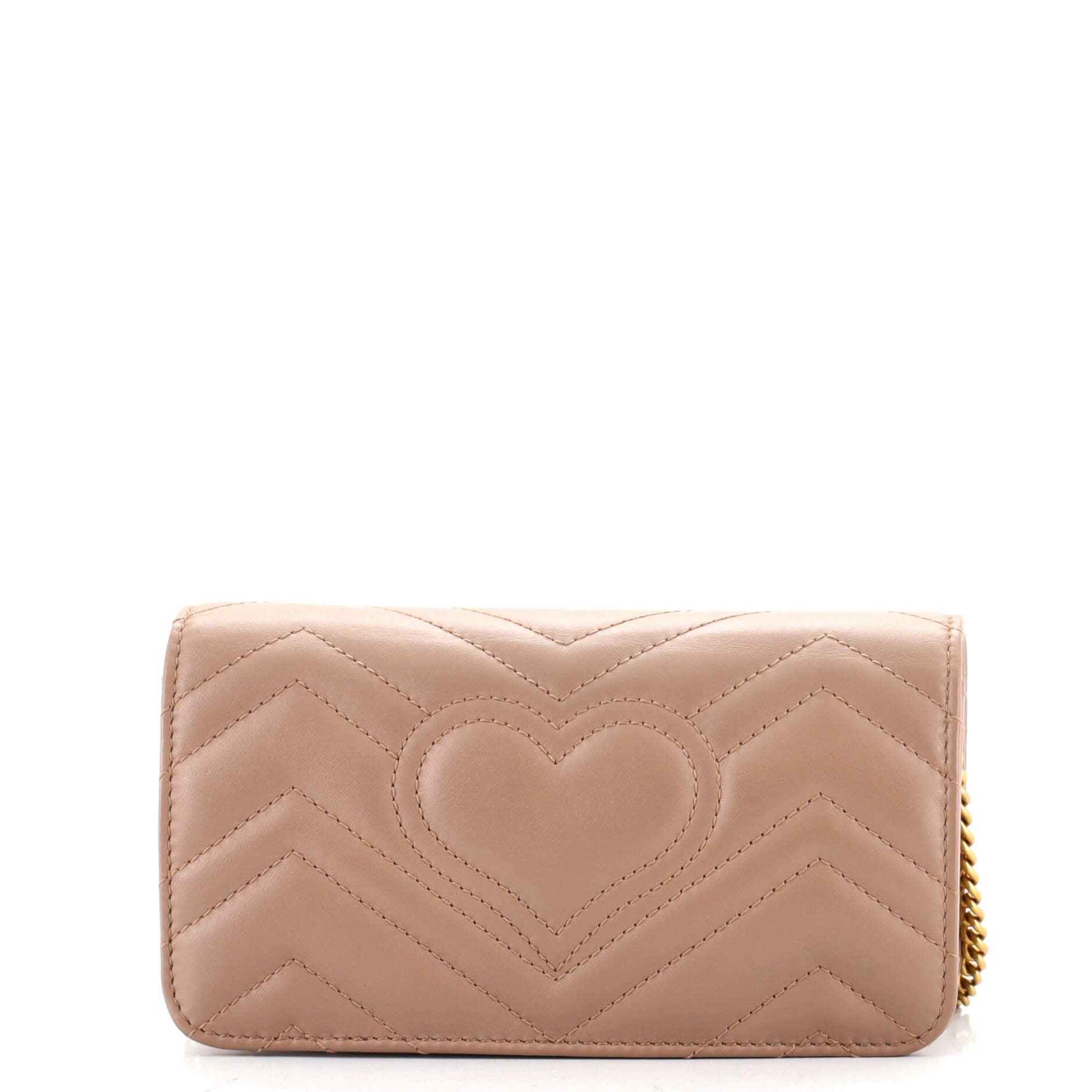 GG Marmont Chain Flap Bag Matelasse Leather Mini