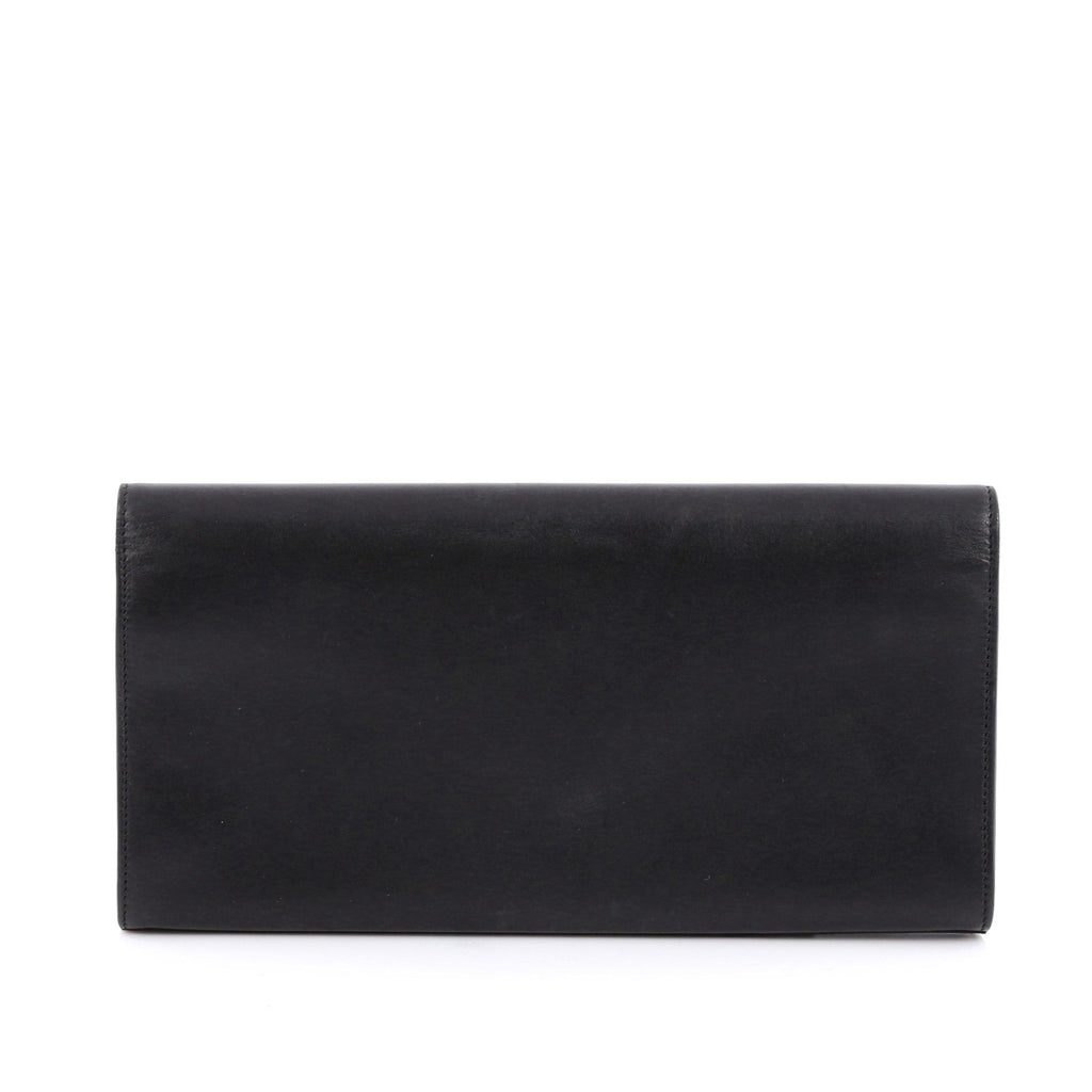 Classic Monogram Tassel Clutch Leather Long