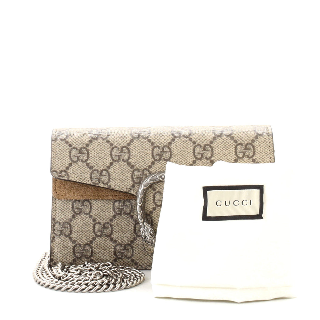 Dionysus Bag GG Coated Canvas Super Mini
