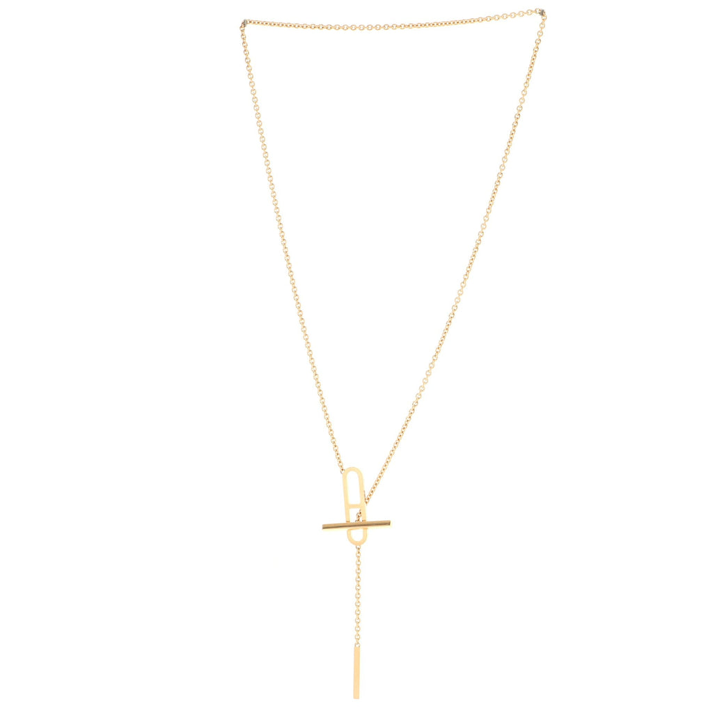 Ever Chaine d'Ancre Lariat Necklace 18K Rose Gold Small