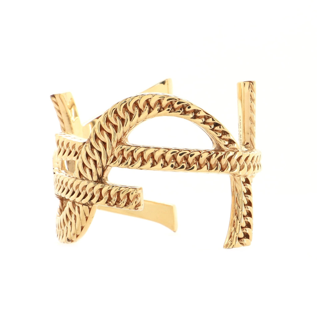 Monogram Chain Cuff Bracelet Metal