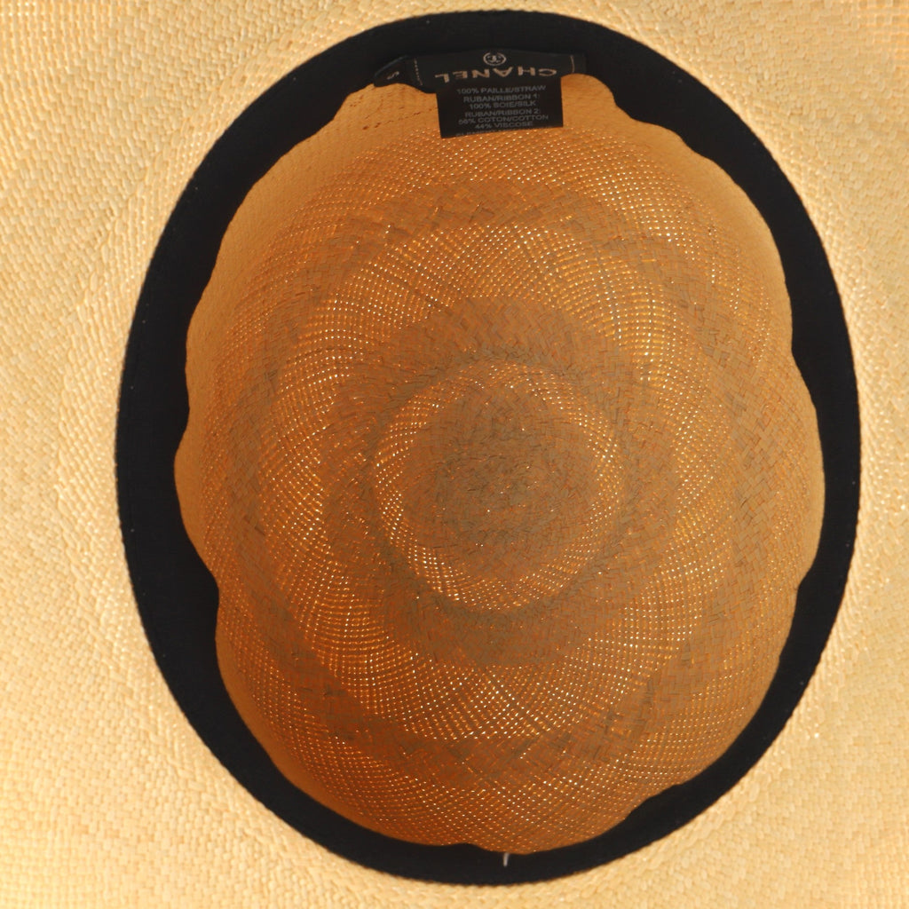 Boater Hat Straw with Grosgrain XXL