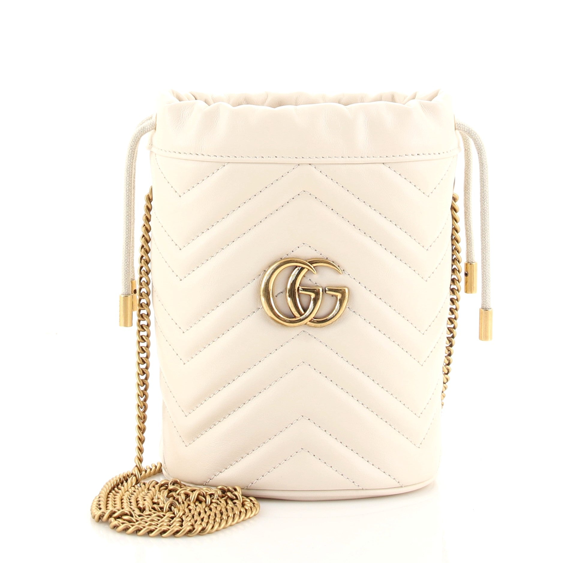 GG Marmont Bucket Bag Matelasse Leather Mini