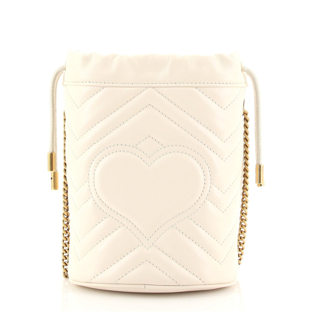 GG Marmont Bucket Bag Matelasse Leather Mini