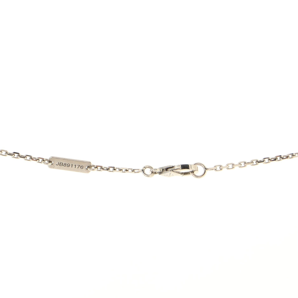 Frivole Pendant Necklace 18K White Gold with Pave Diamonds Small