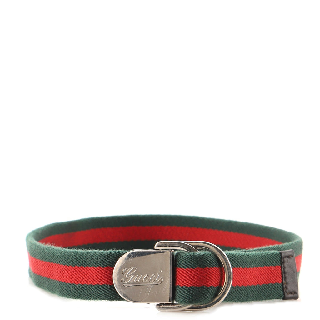 Children's Logo Buckle Web Belt Canvas Thin 0