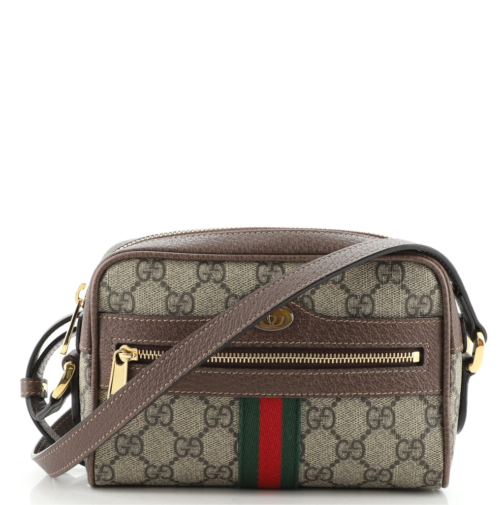Ophidia Shoulder Bag GG Coated Canvas Mini