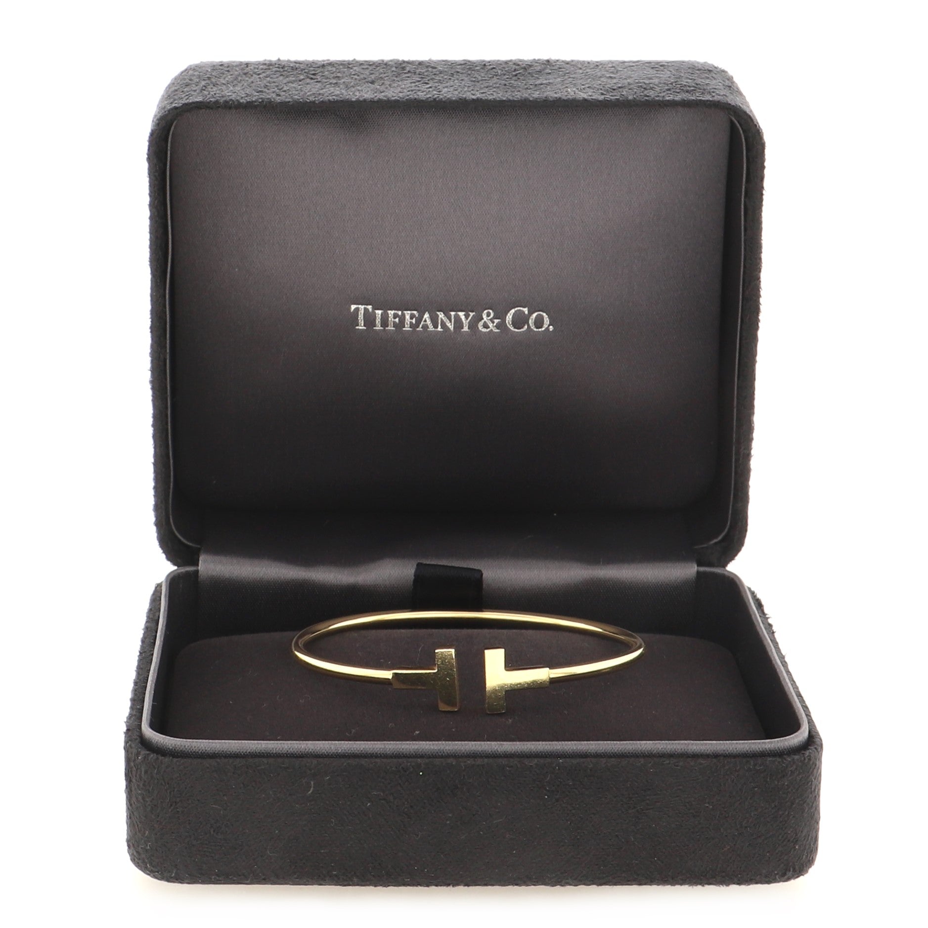 T Wire Bracelet 18K Yellow Gold Narrow