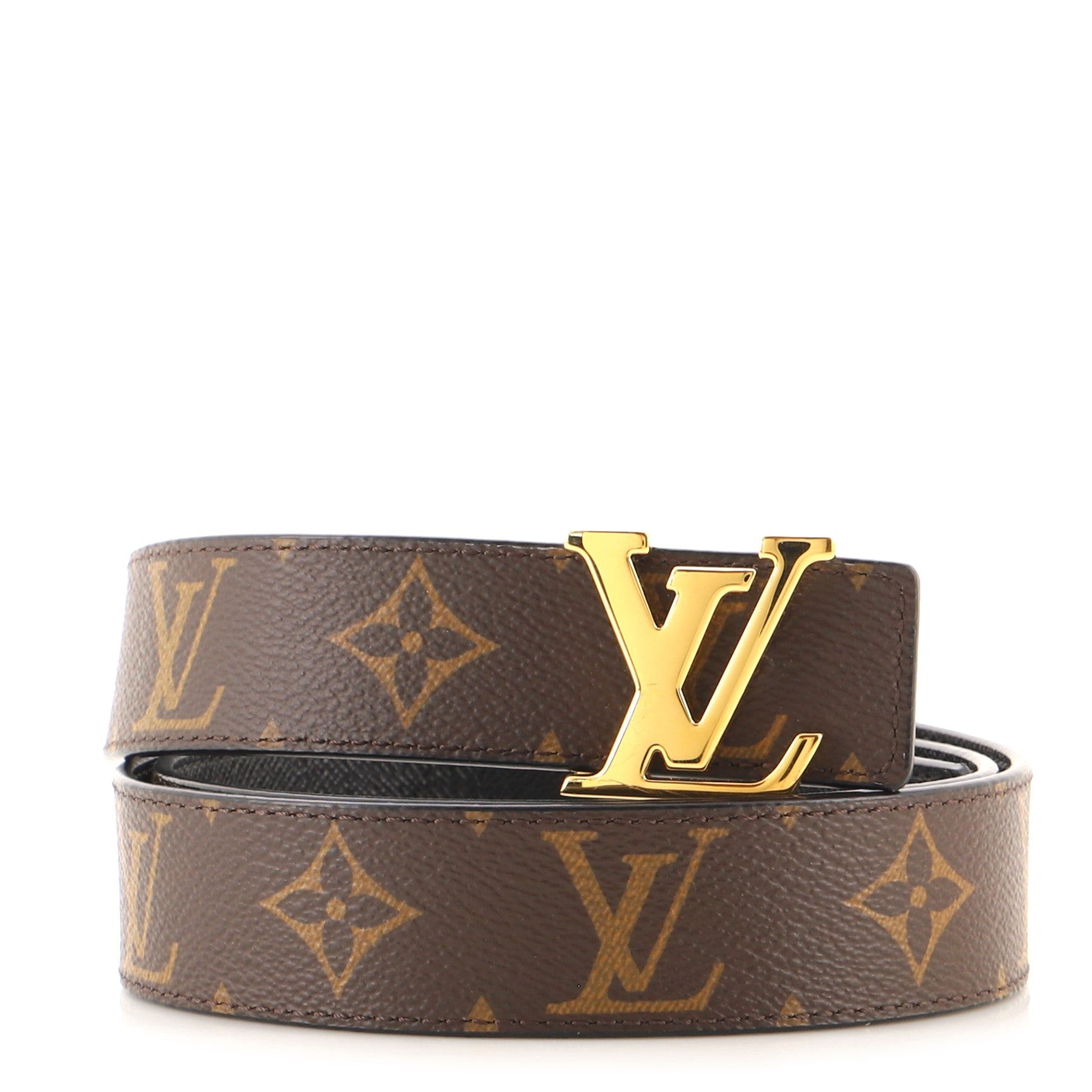 LV Initiales Belt Monogram Canvas Medium 90