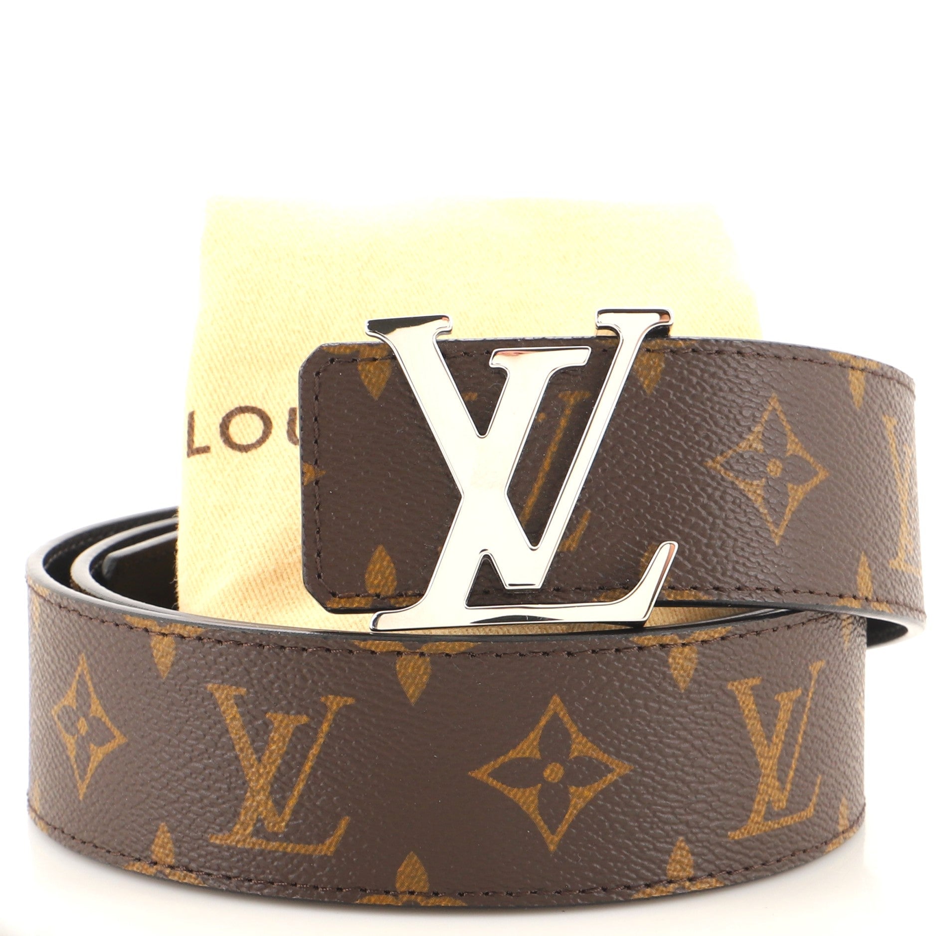 LV Initiales Belt Monogram Canvas Medium 95