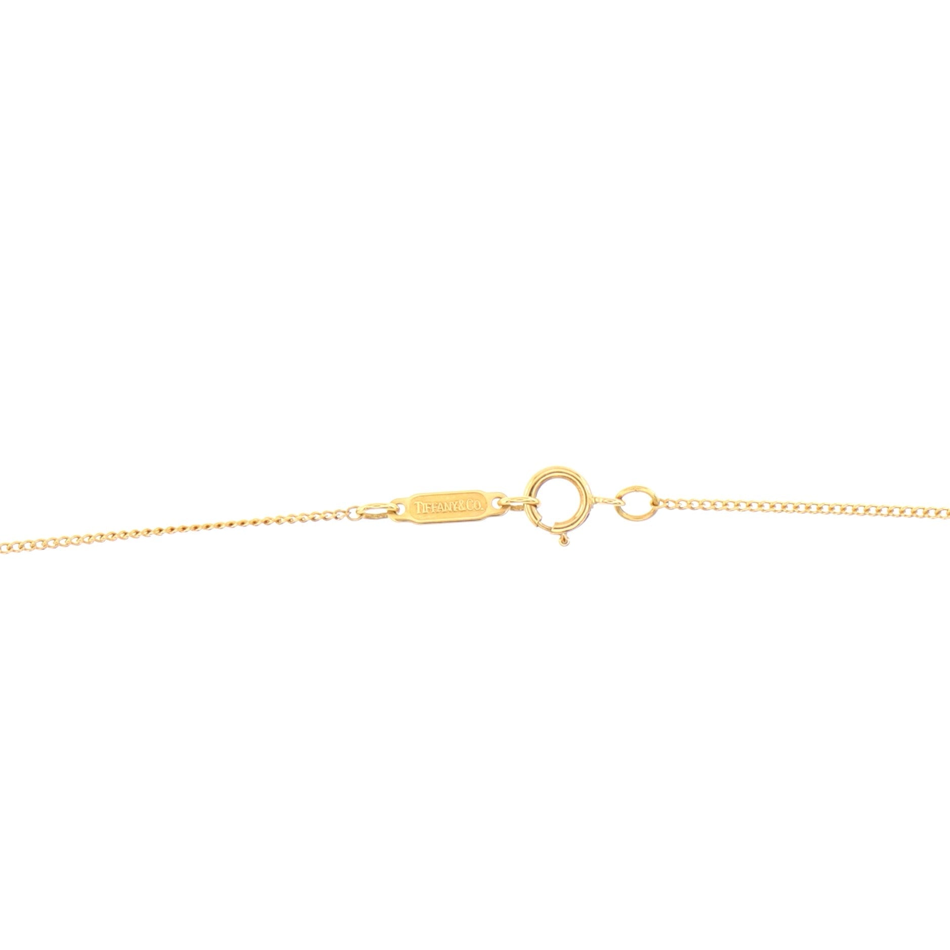 Triple Hoop Pendant Necklace 18K Yellow Gold with Diamond