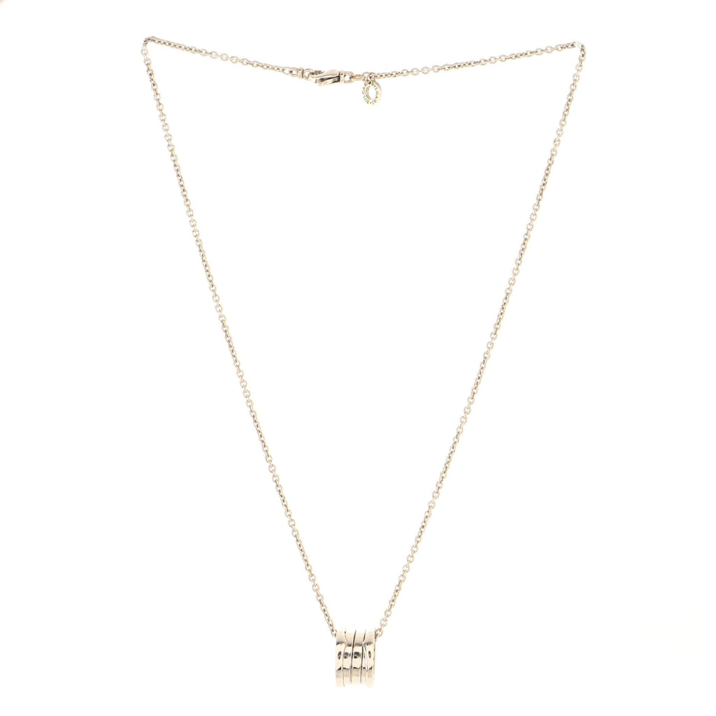 B.Zero1 Pendant Necklace 18K White Gold