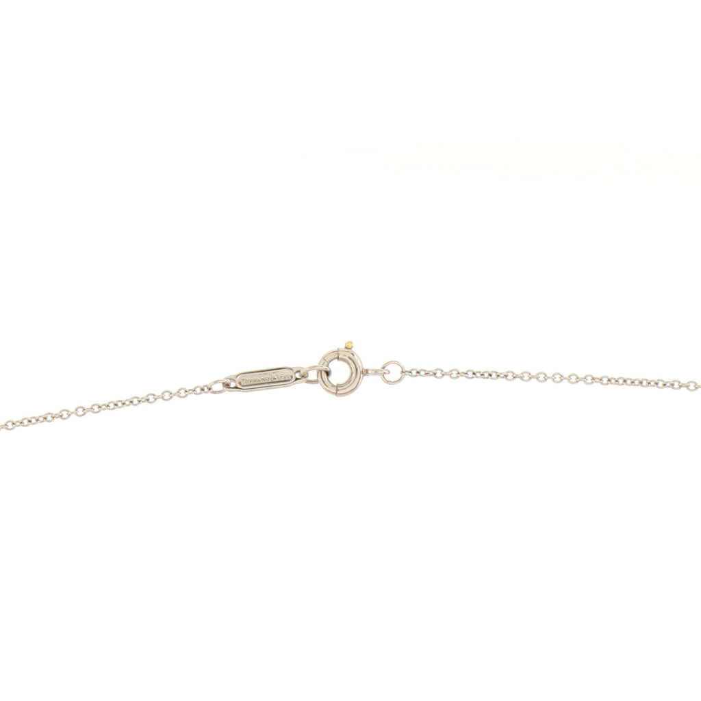 Heart Pendant Necklace Platinum with Pave Diamonds