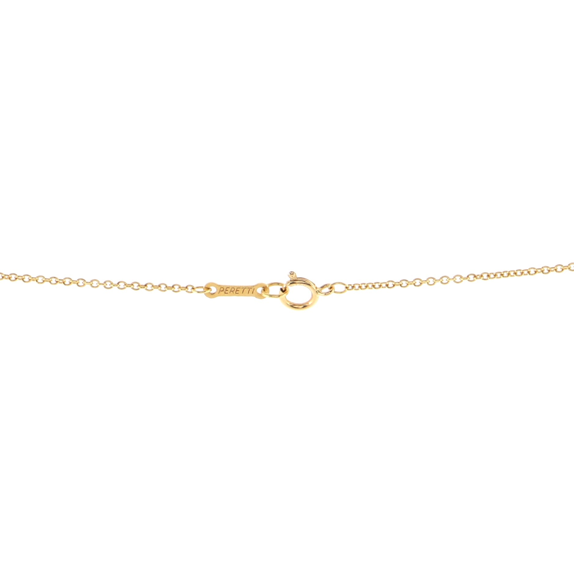 Infinity Pendant Necklace 18K Yellow Gold