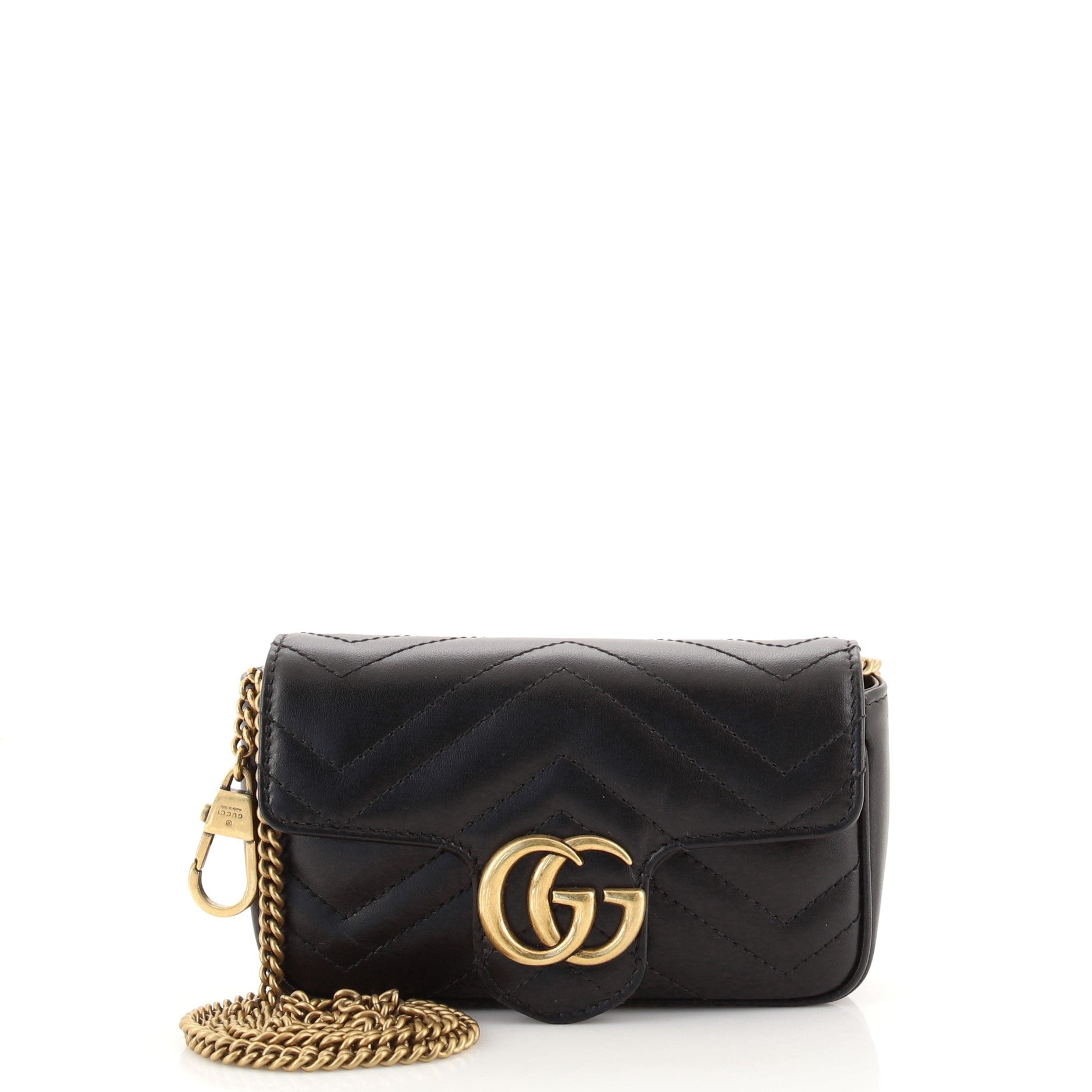 GG Marmont Flap Bag Matelasse Leather Super Mini