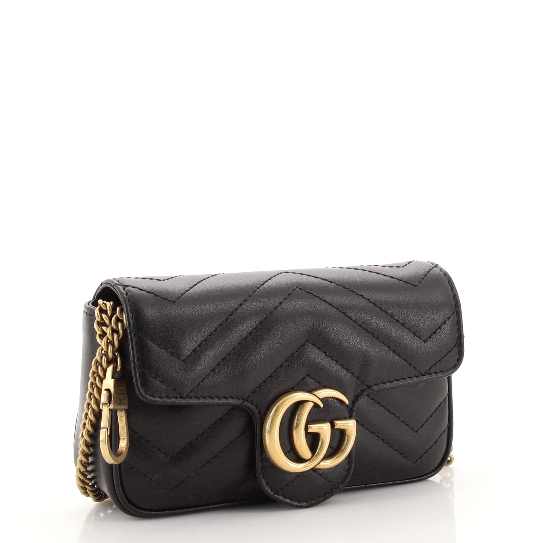 GG Marmont Flap Bag Matelasse Leather Super Mini