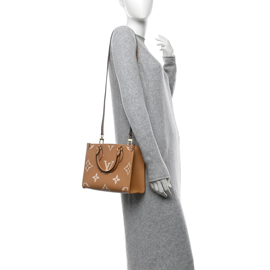 Empreinte Monogram Giant Onthego PM Arizona Creme