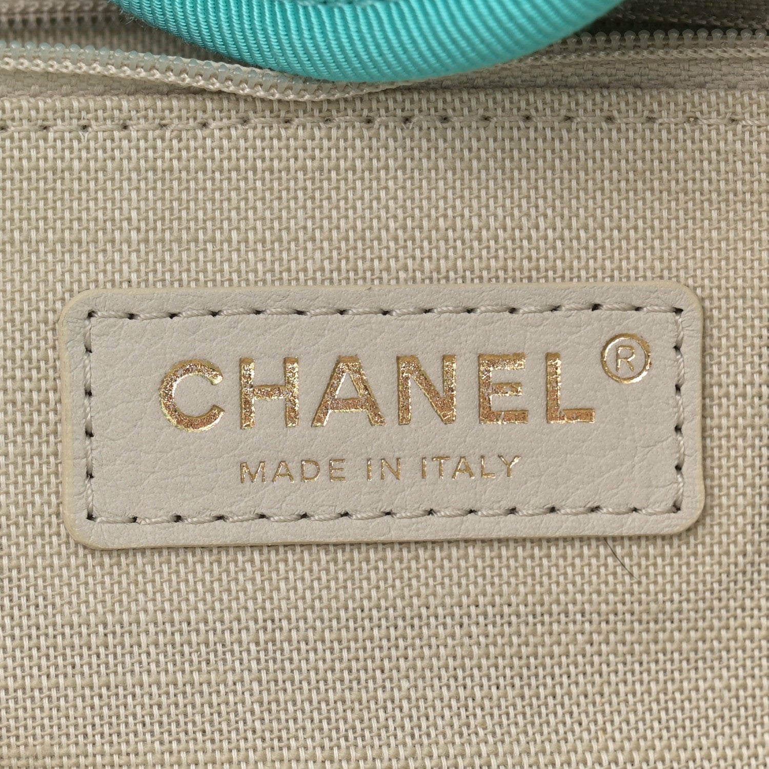 Mixed Fibers Medium Deauville Tote Turquoise