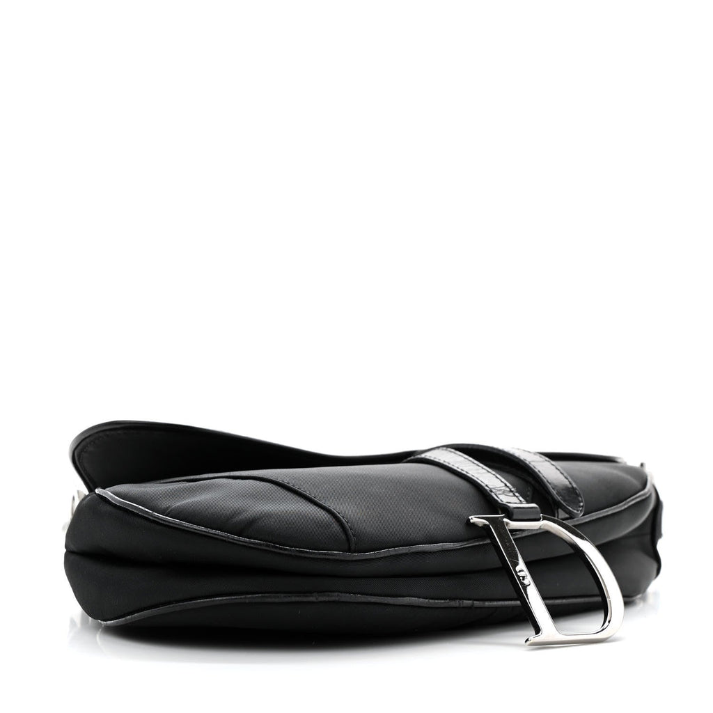 Nylon Saddle Bag Black