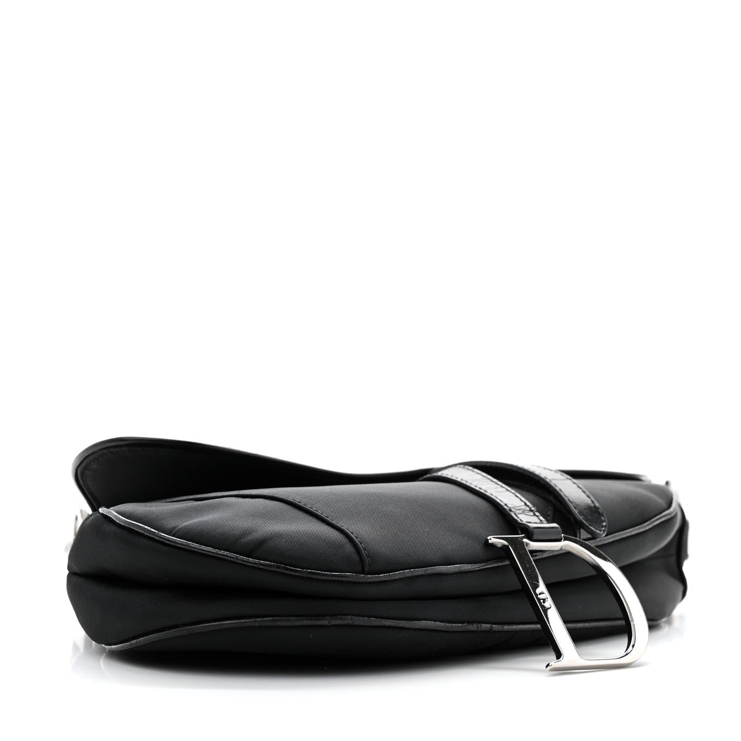 Nylon Saddle Bag Black