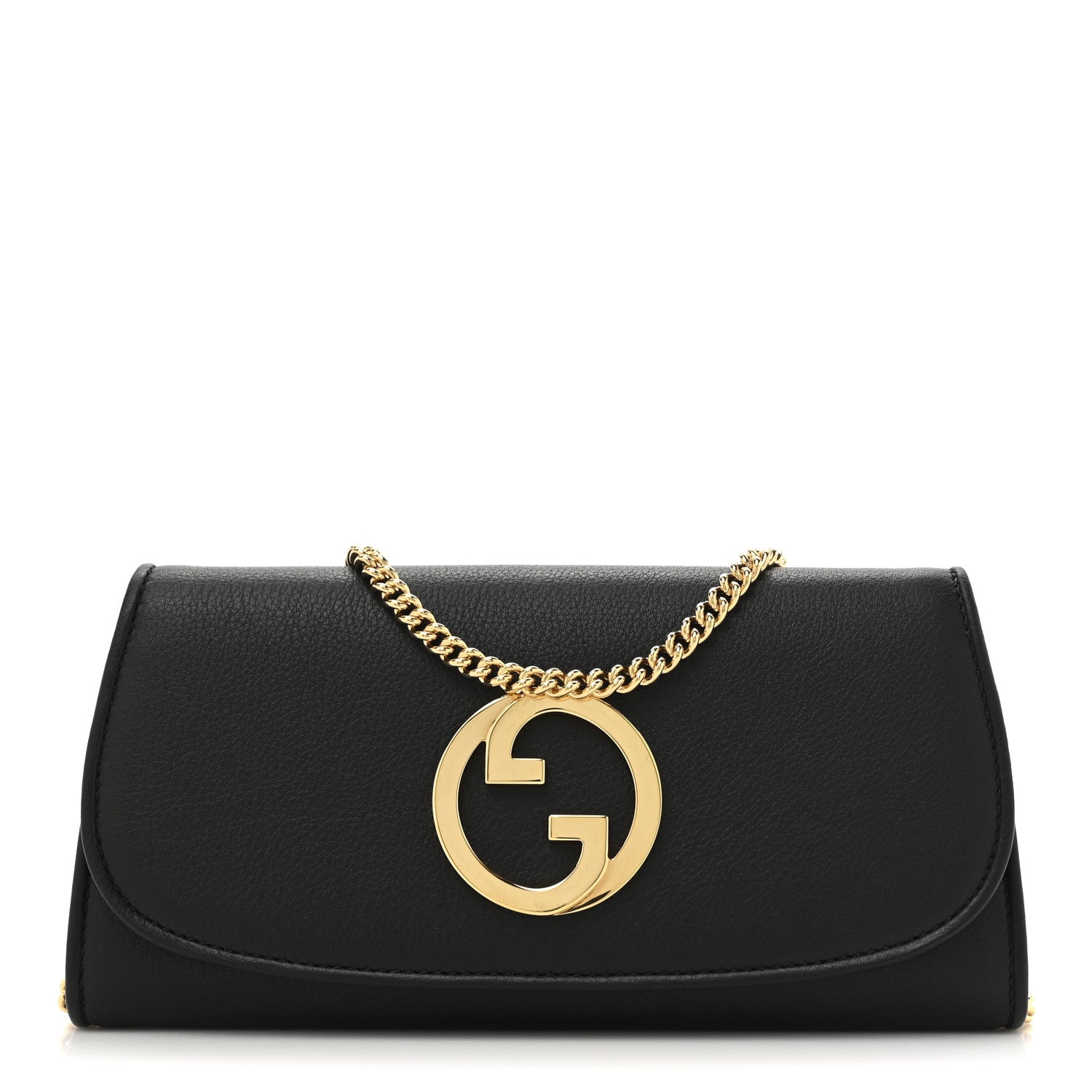 Roxy Calfskin Blondie Continental Chain Wallet Black