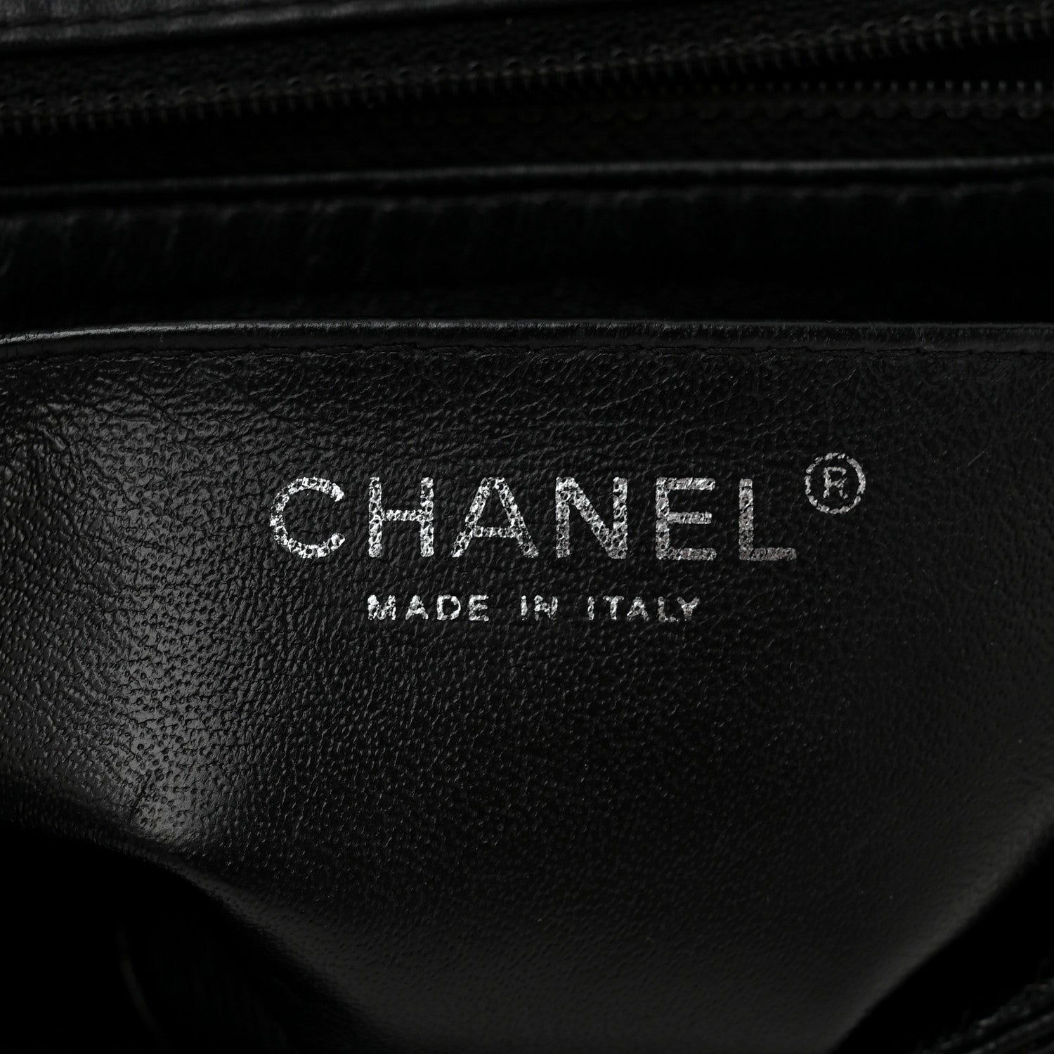 Patent Calfskin Quilted Mini Square Flap Black