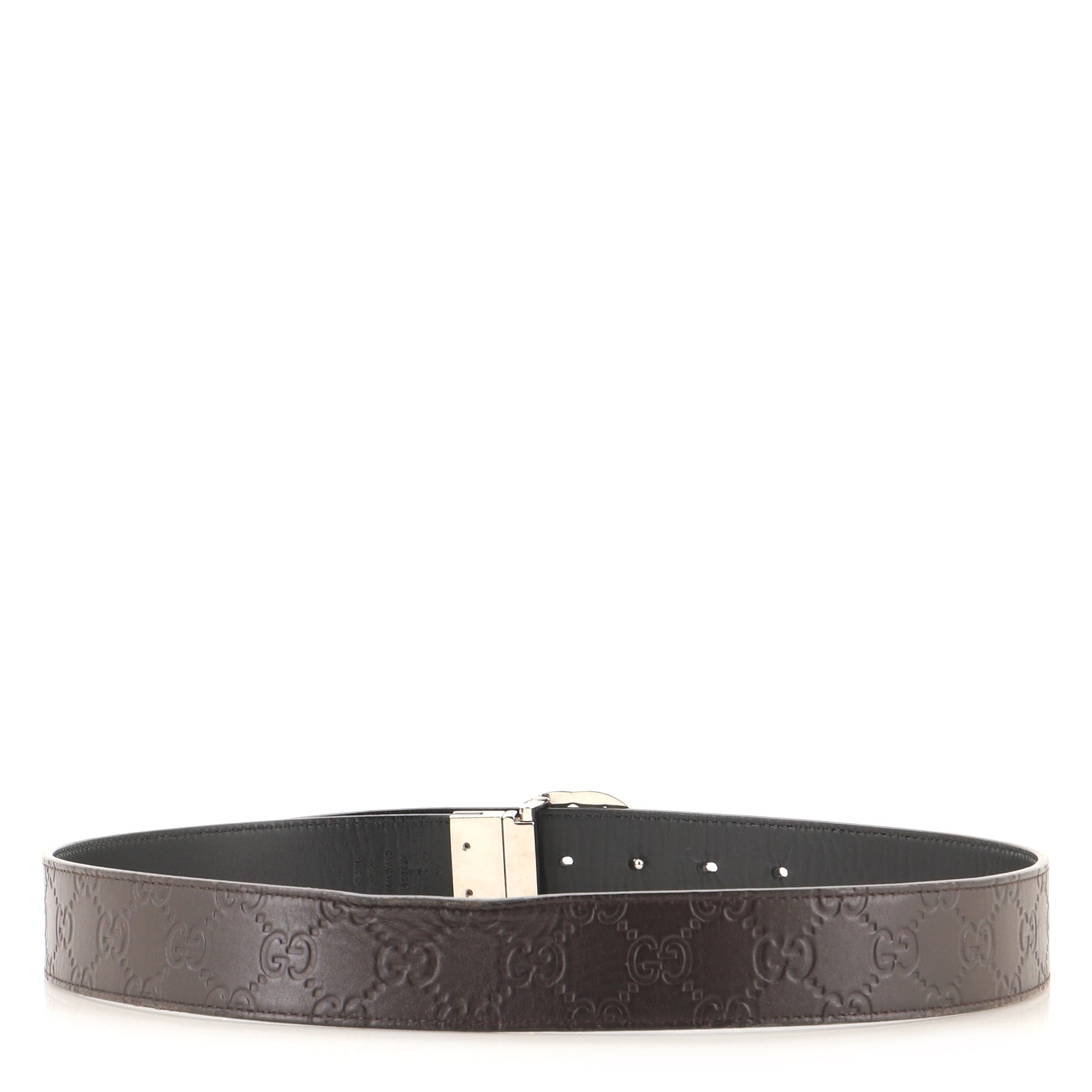 Interlocking G Belt Guccissima Leather Wide 85