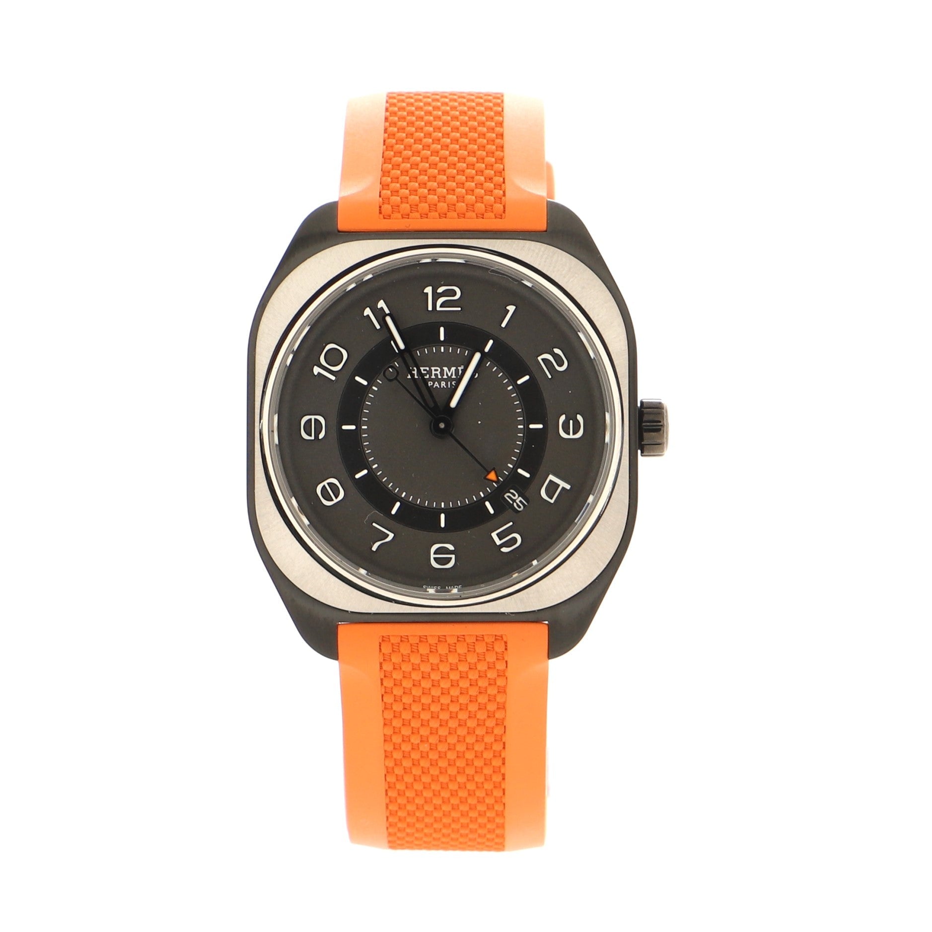 H08 Automatic Watch DLC Titanium and Rubber 39