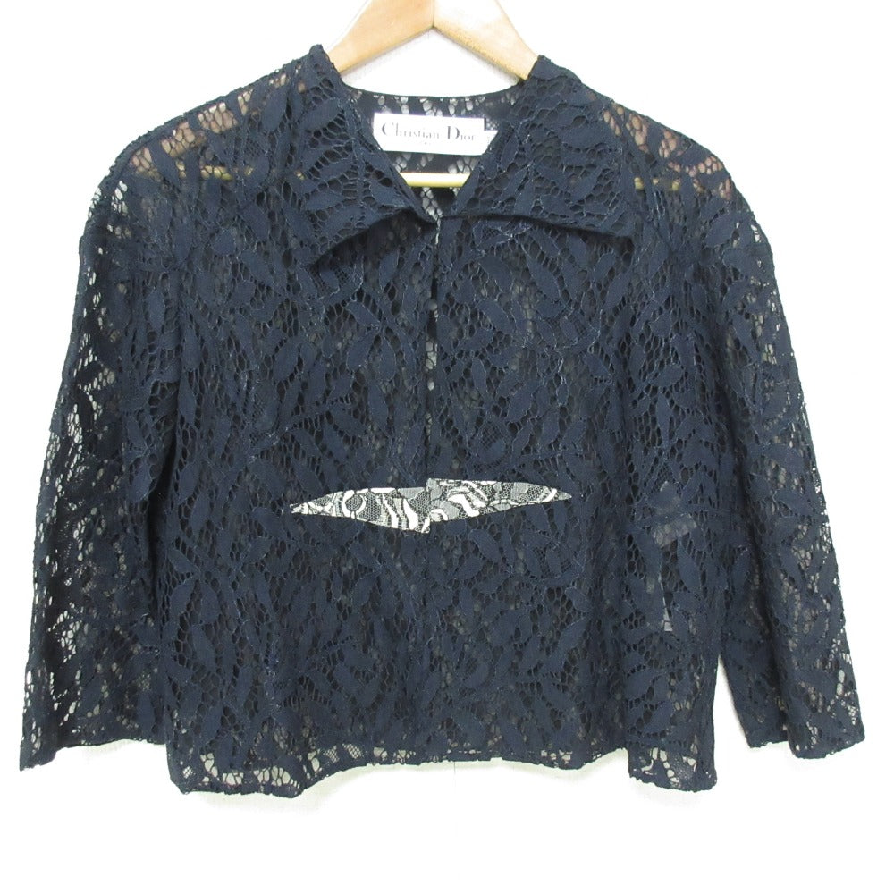 Christian Dior Sheer Lace Blouse