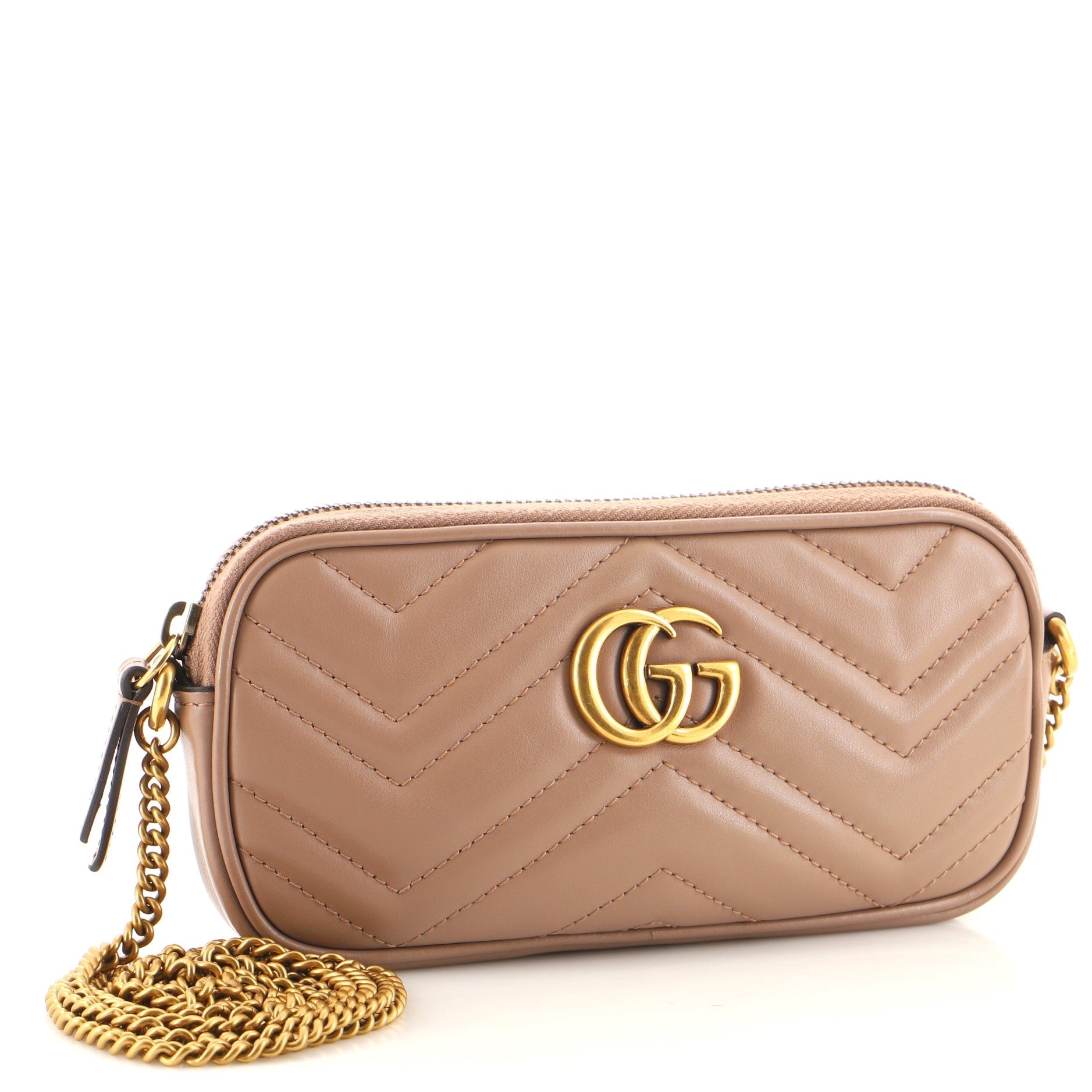 GG Marmont Chain Crossbody Bag Matelasse Leather Mini