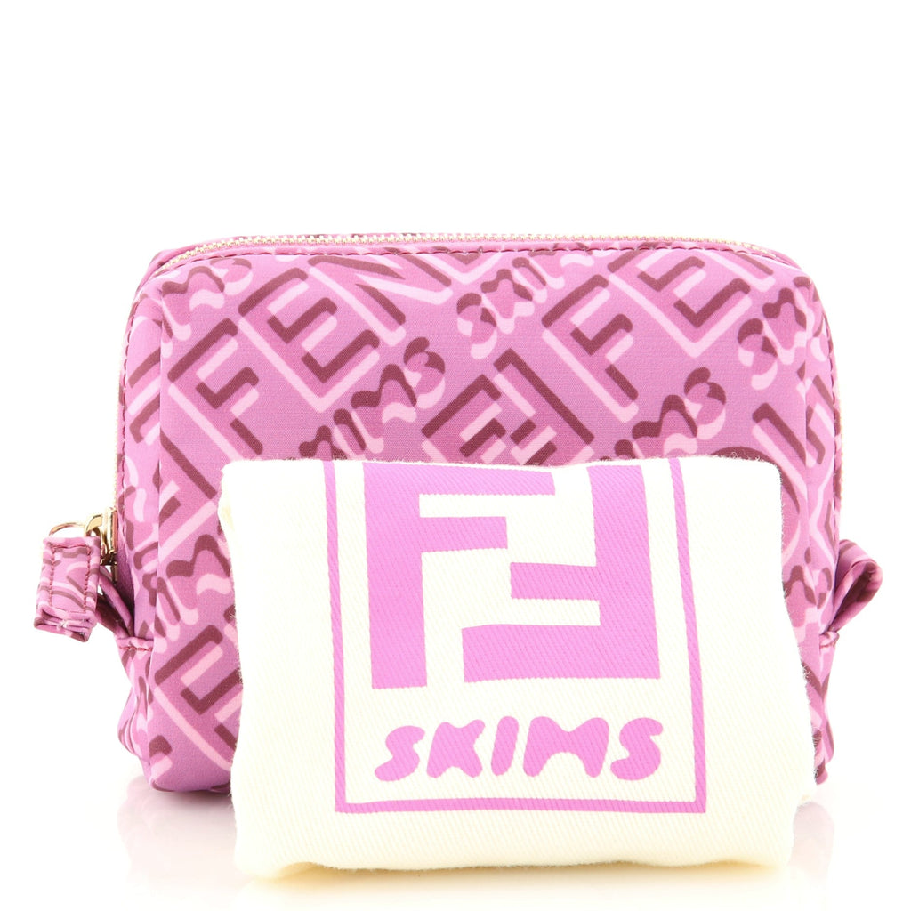 x Skims Beauty Pouch Printed Nylon Mini
