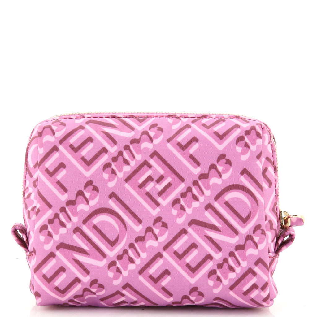 x Skims Beauty Pouch Printed Nylon Mini