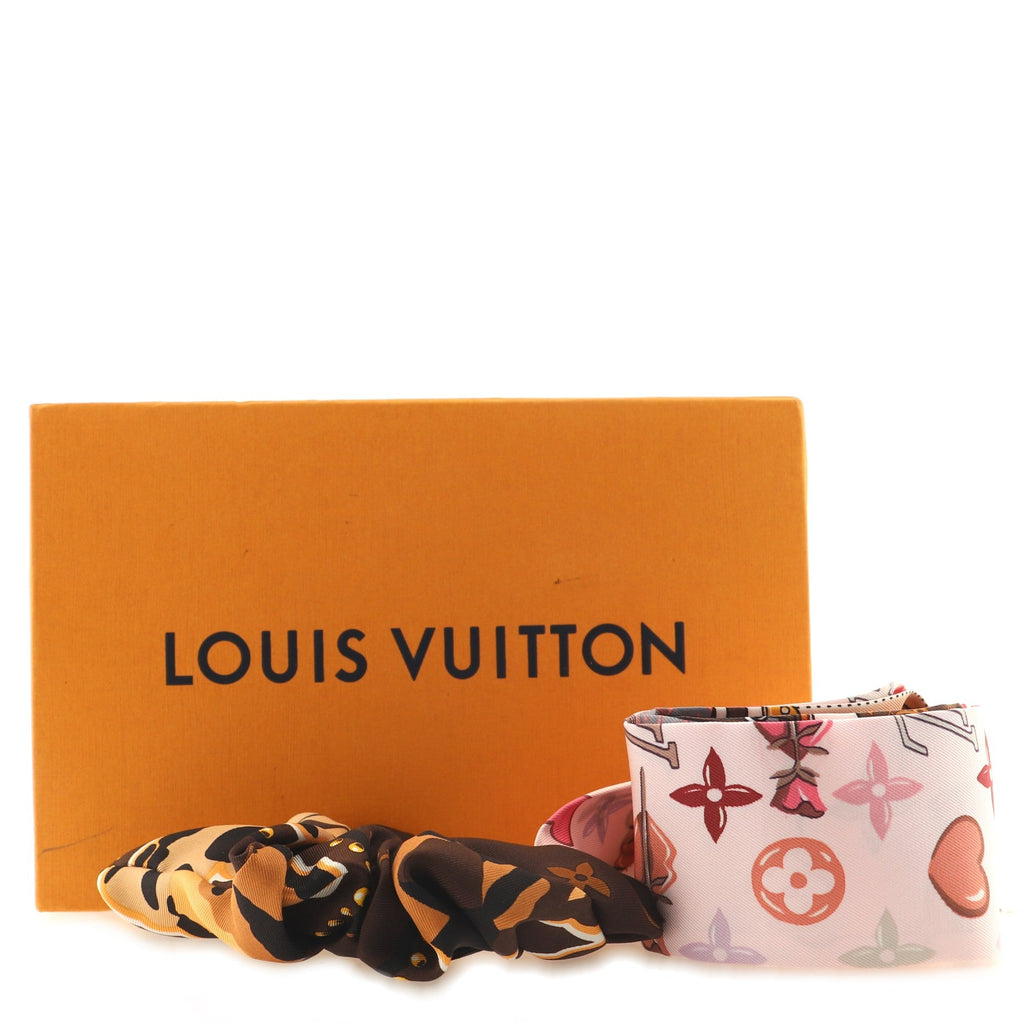 Chouchou Be Mindful Hair Scrunchie Printed Silk XS