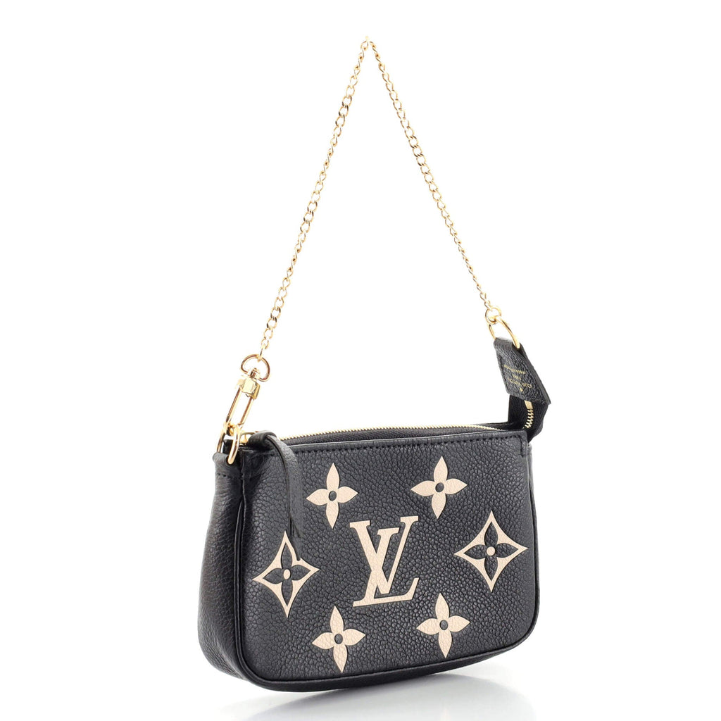 Pochette Accessoires Bicolor Monogram Empreinte Giant Mini