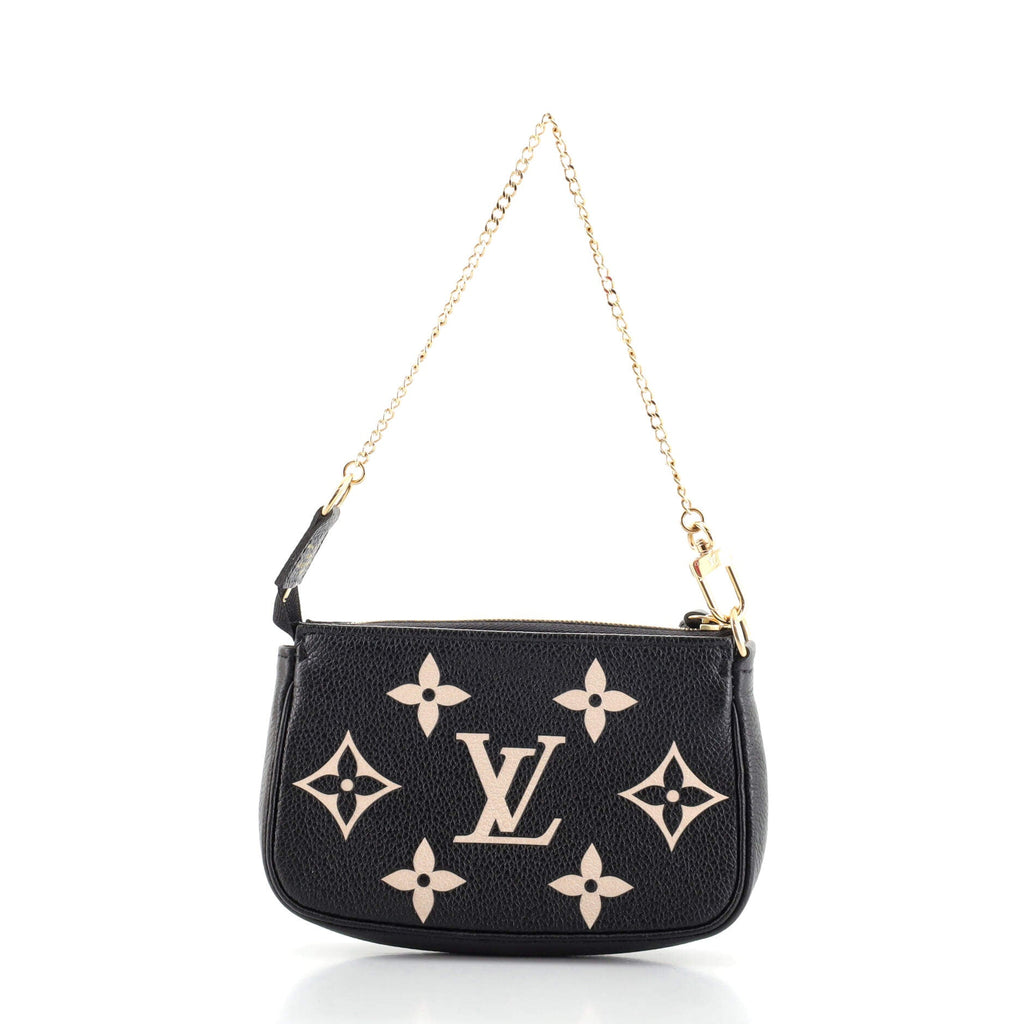 Pochette Accessoires Bicolor Monogram Empreinte Giant Mini