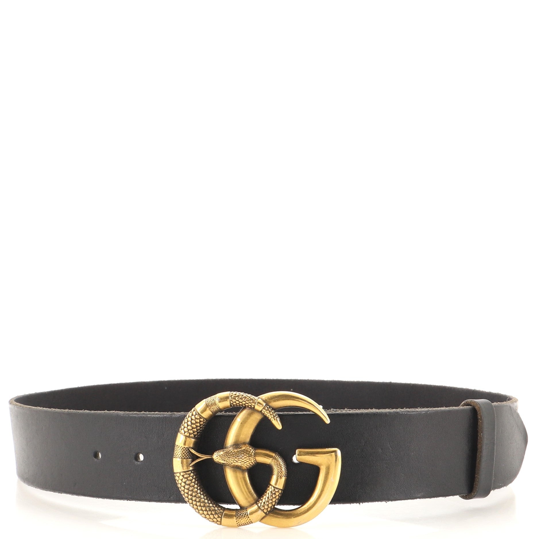 Snake Marmont Belt Leather Wide 80