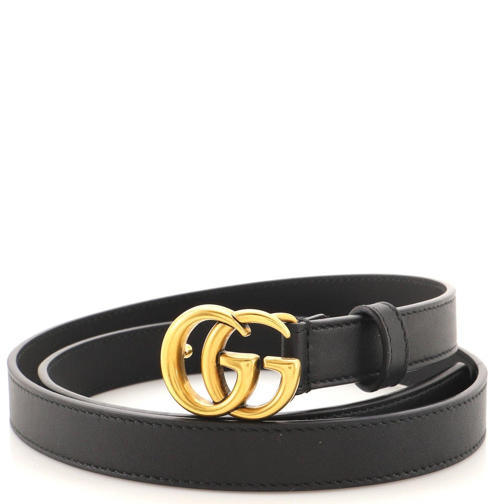 GG Marmont Belt Leather Thin 85
