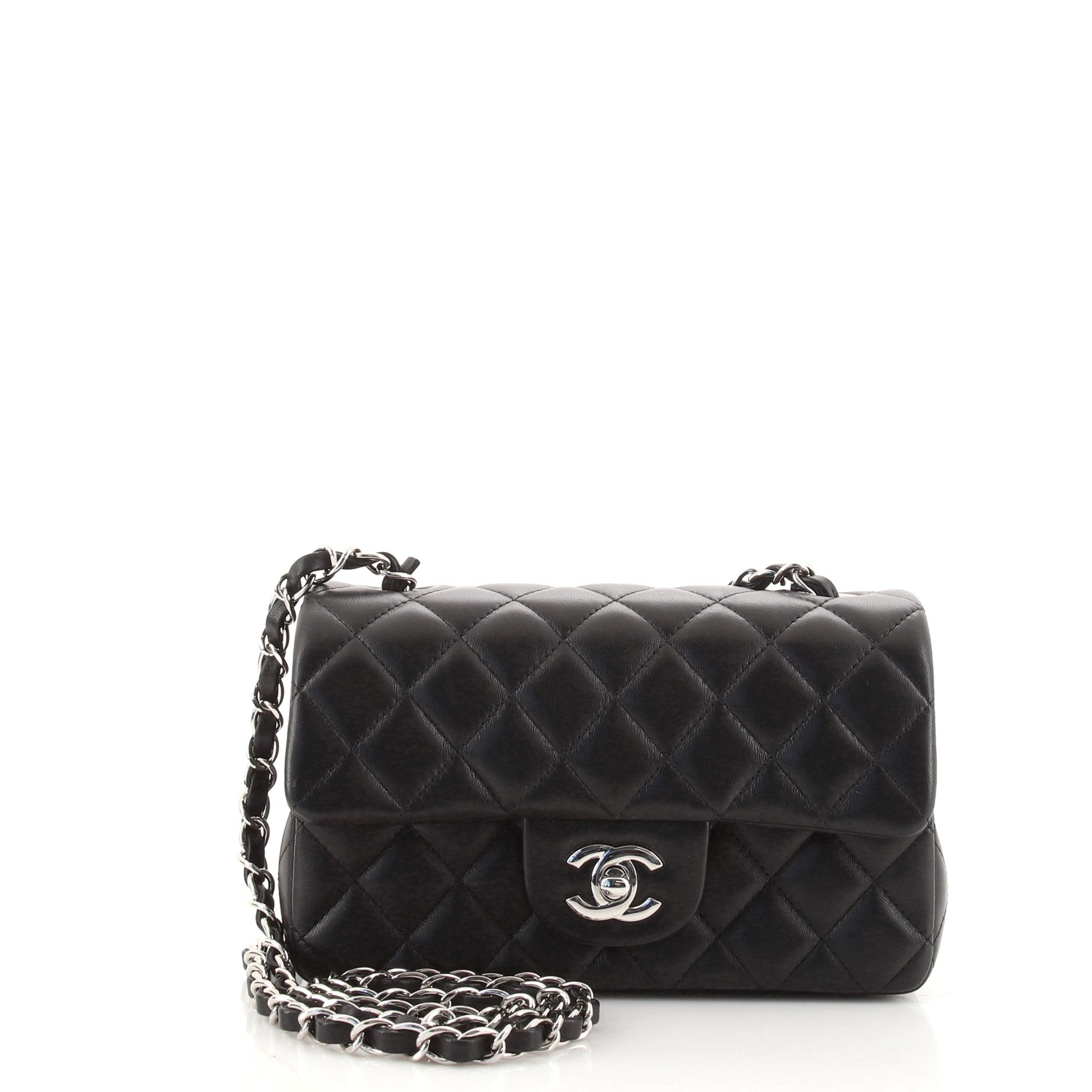 Classic Single Flap Bag Quilted Lambskin Mini
