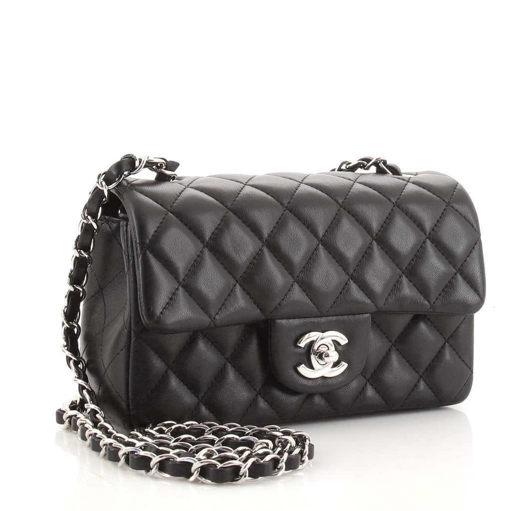 Classic Single Flap Bag Quilted Lambskin Mini