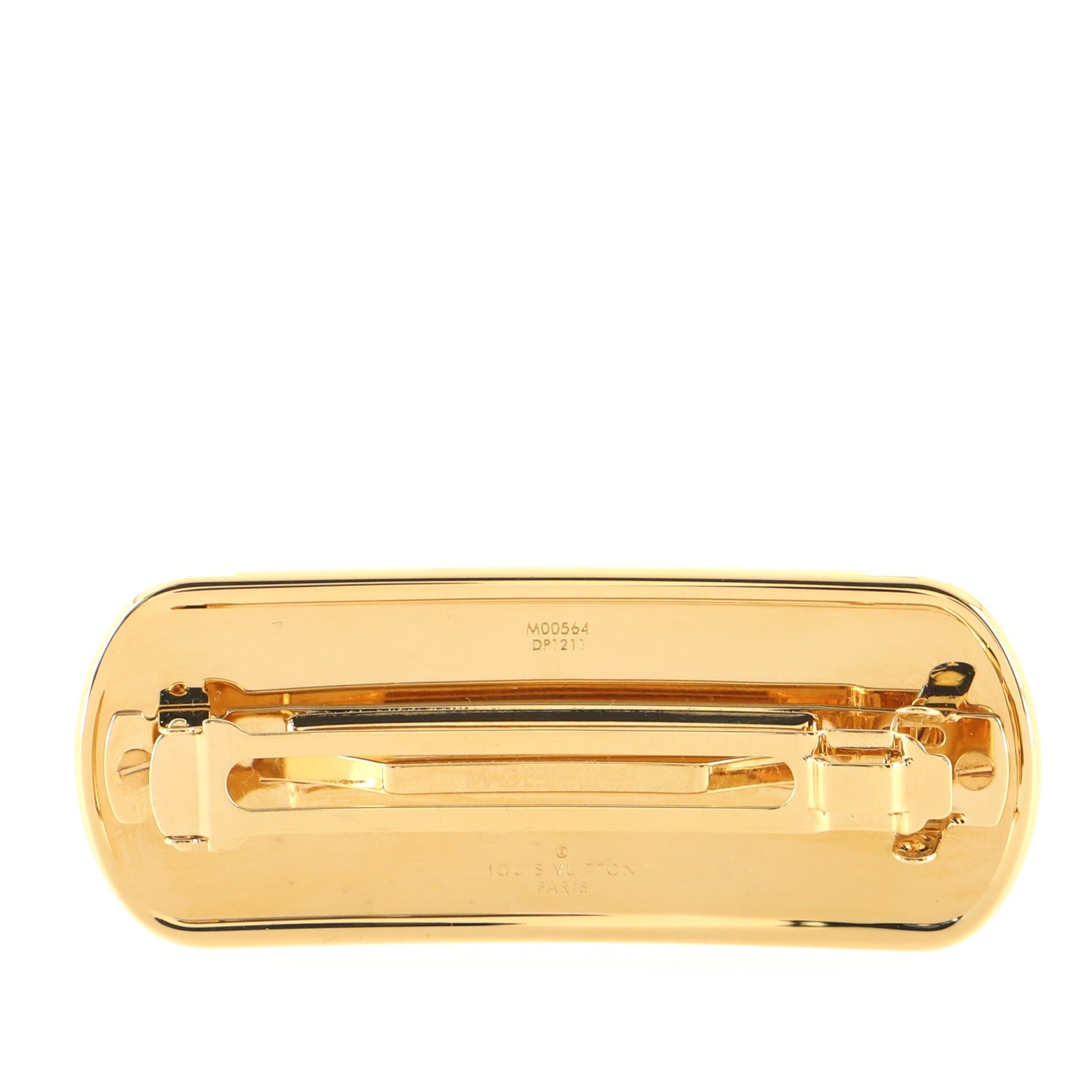 Cruiser Hair Clip Barrette Metal and Leather XS