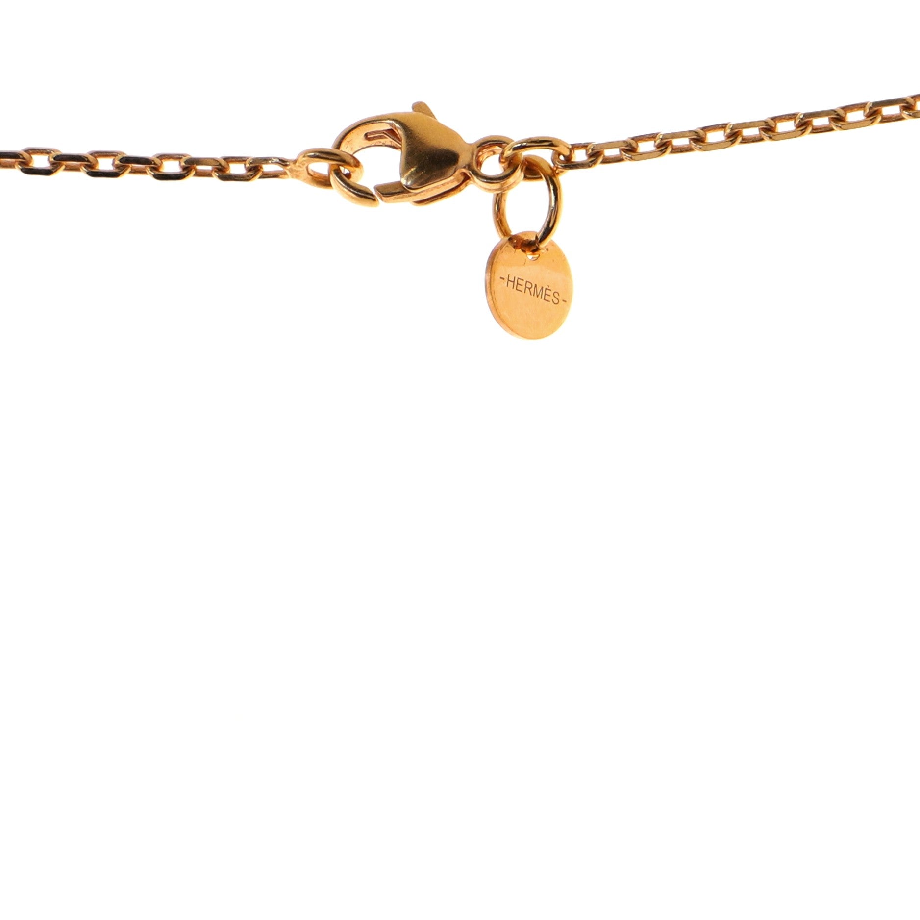 As de Coeur Pendant Necklace Metal and Leather Small