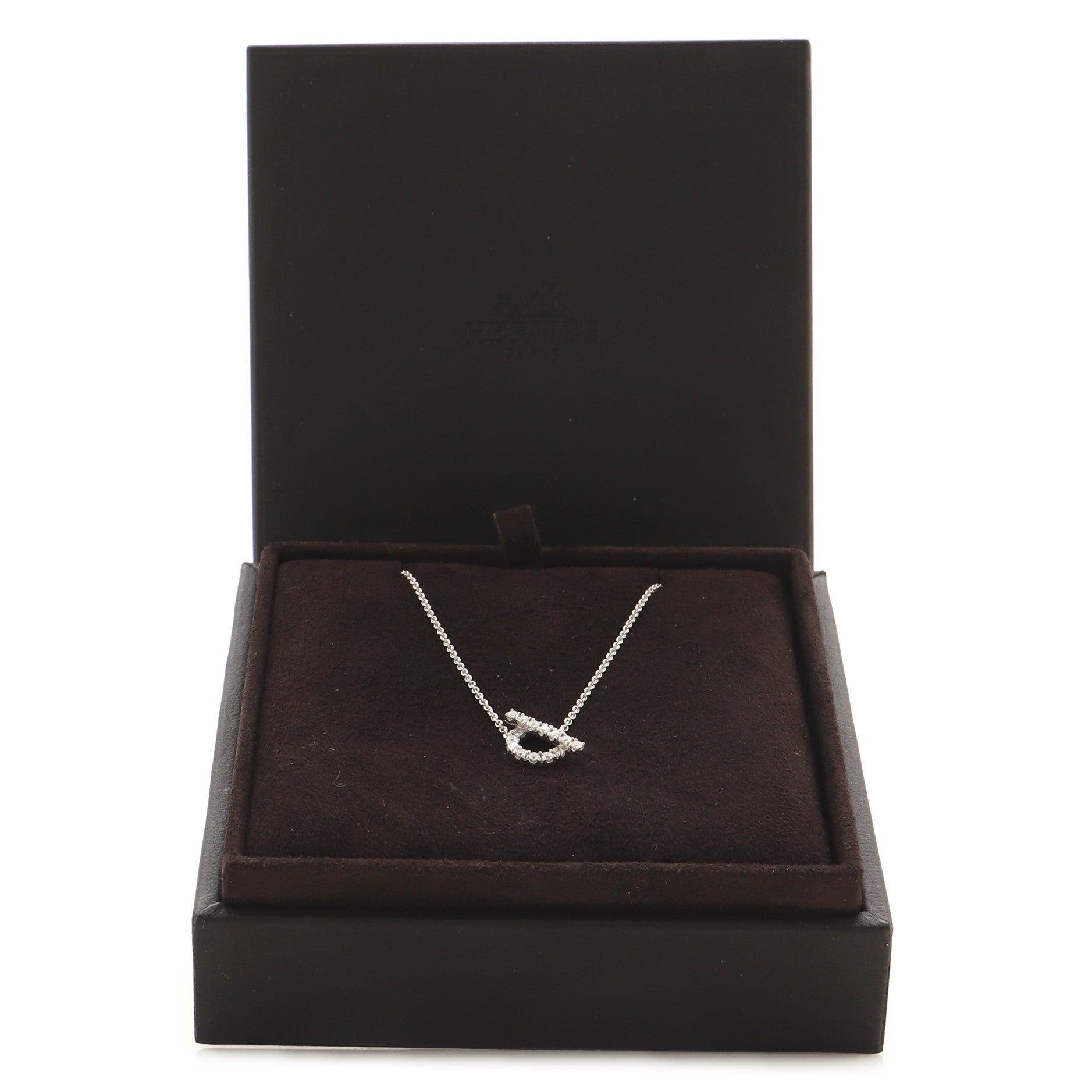 Finesse Pendant Necklace 18K White Gold and Diamonds