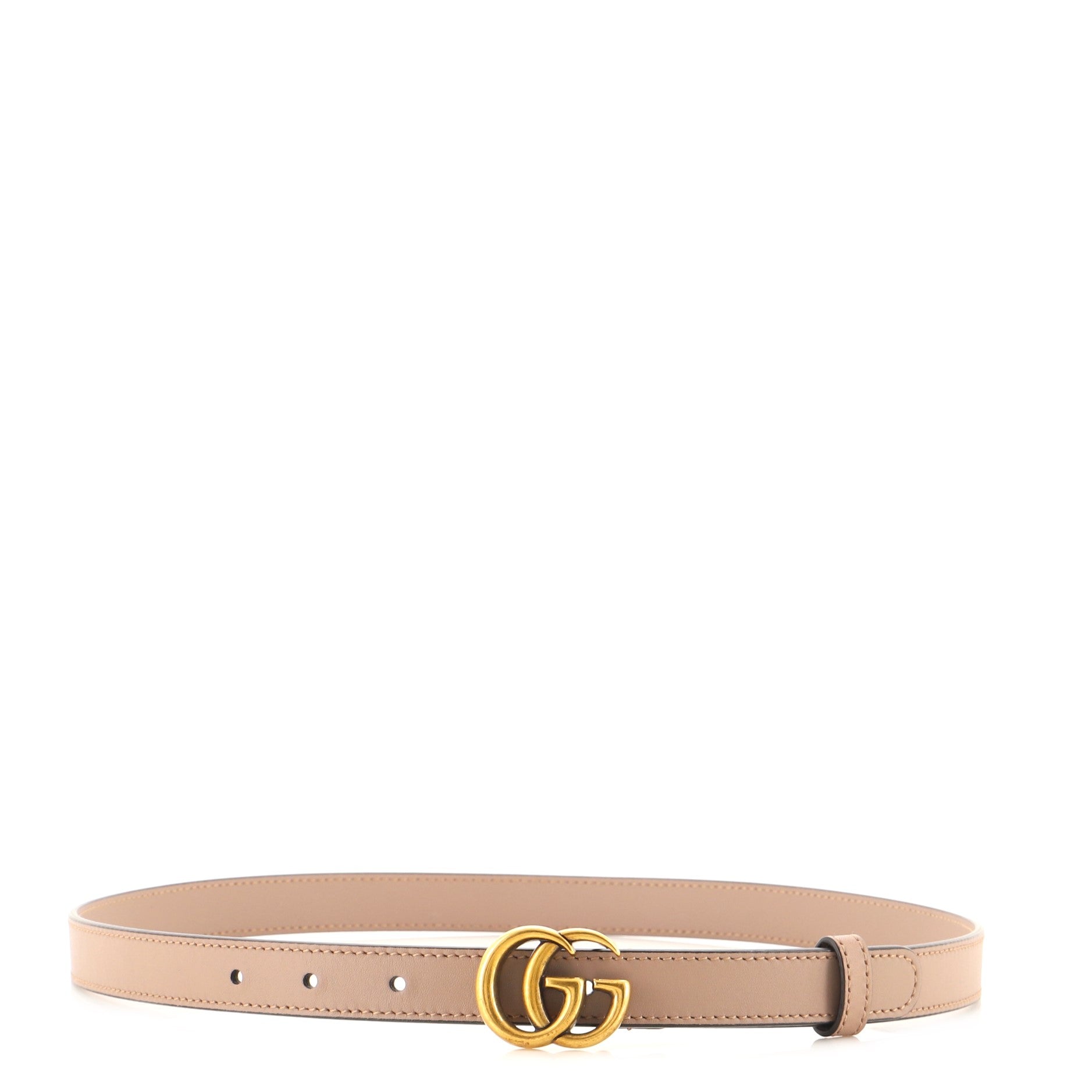 GG Marmont Belt Leather Thin 80