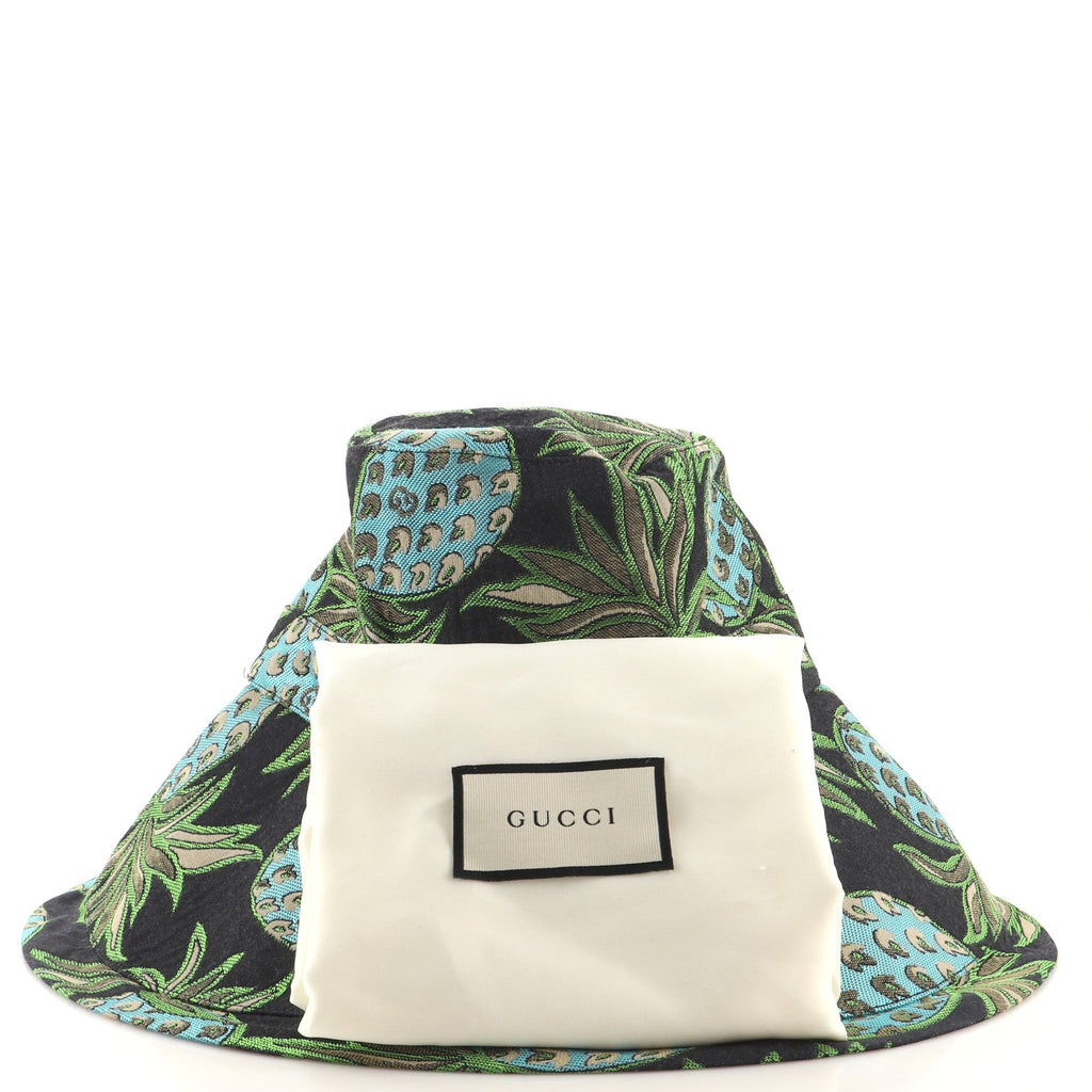 Sun Hat Pineapple Jacquard Fabric XXL