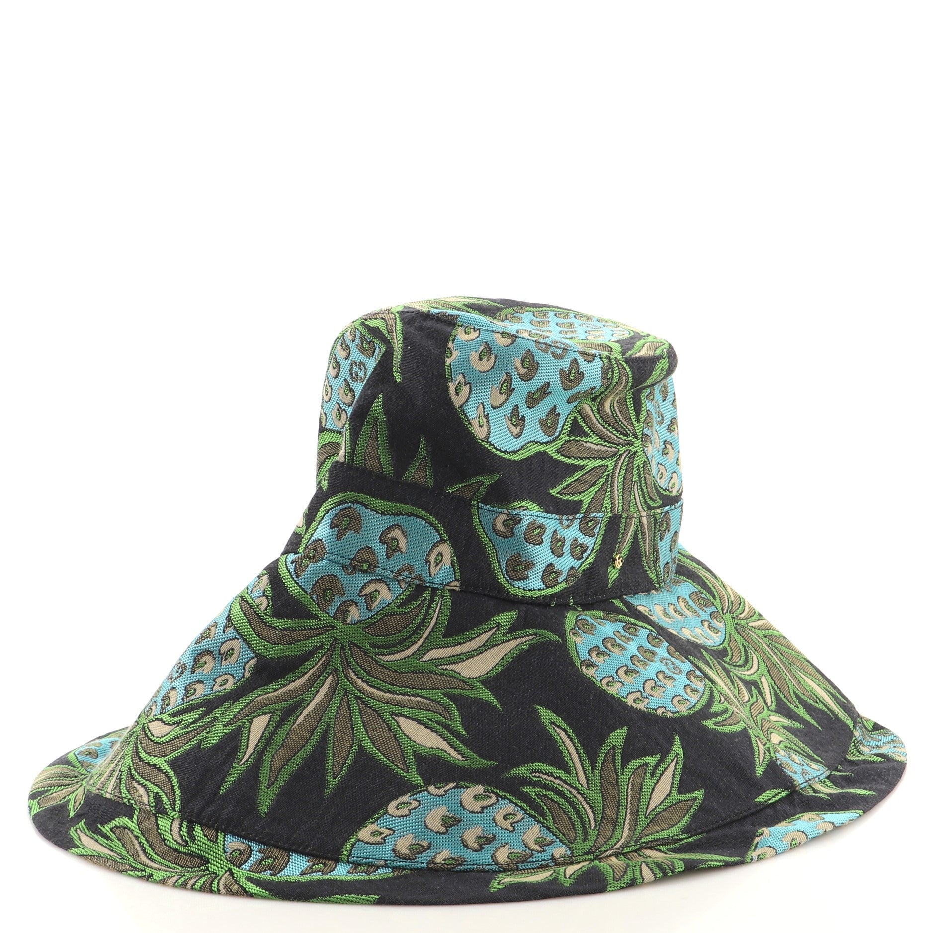 Sun Hat Pineapple Jacquard Fabric XXL