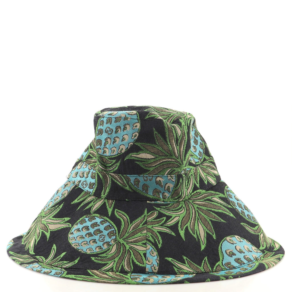 Sun Hat Pineapple Jacquard Fabric XXL