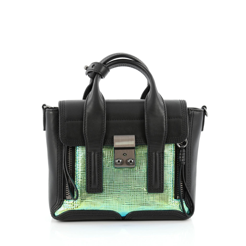 Pashli Satchel Iridescent Leather Mini