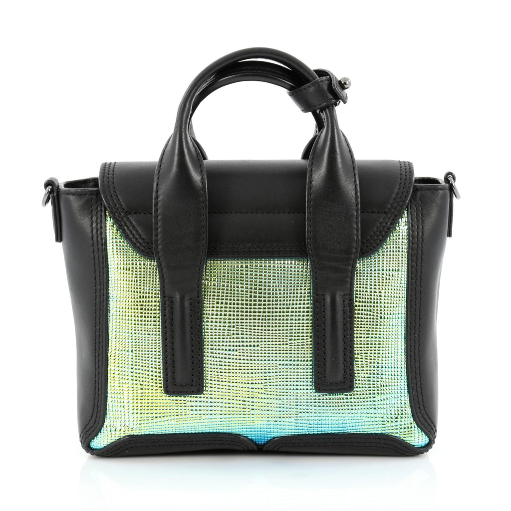 Pashli Satchel Iridescent Leather Mini
