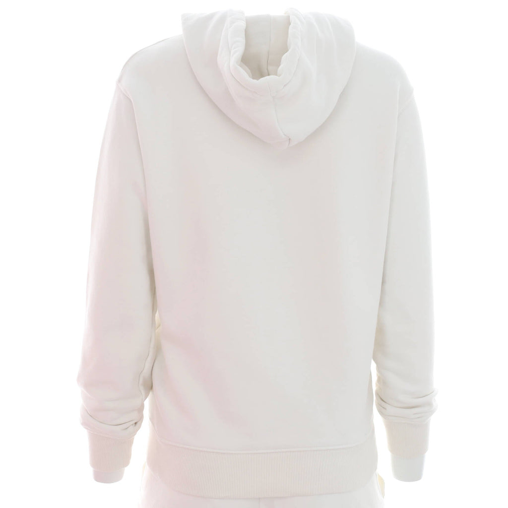 Men's Daniel Arsham White Eroded Logo Hoodie Cotton