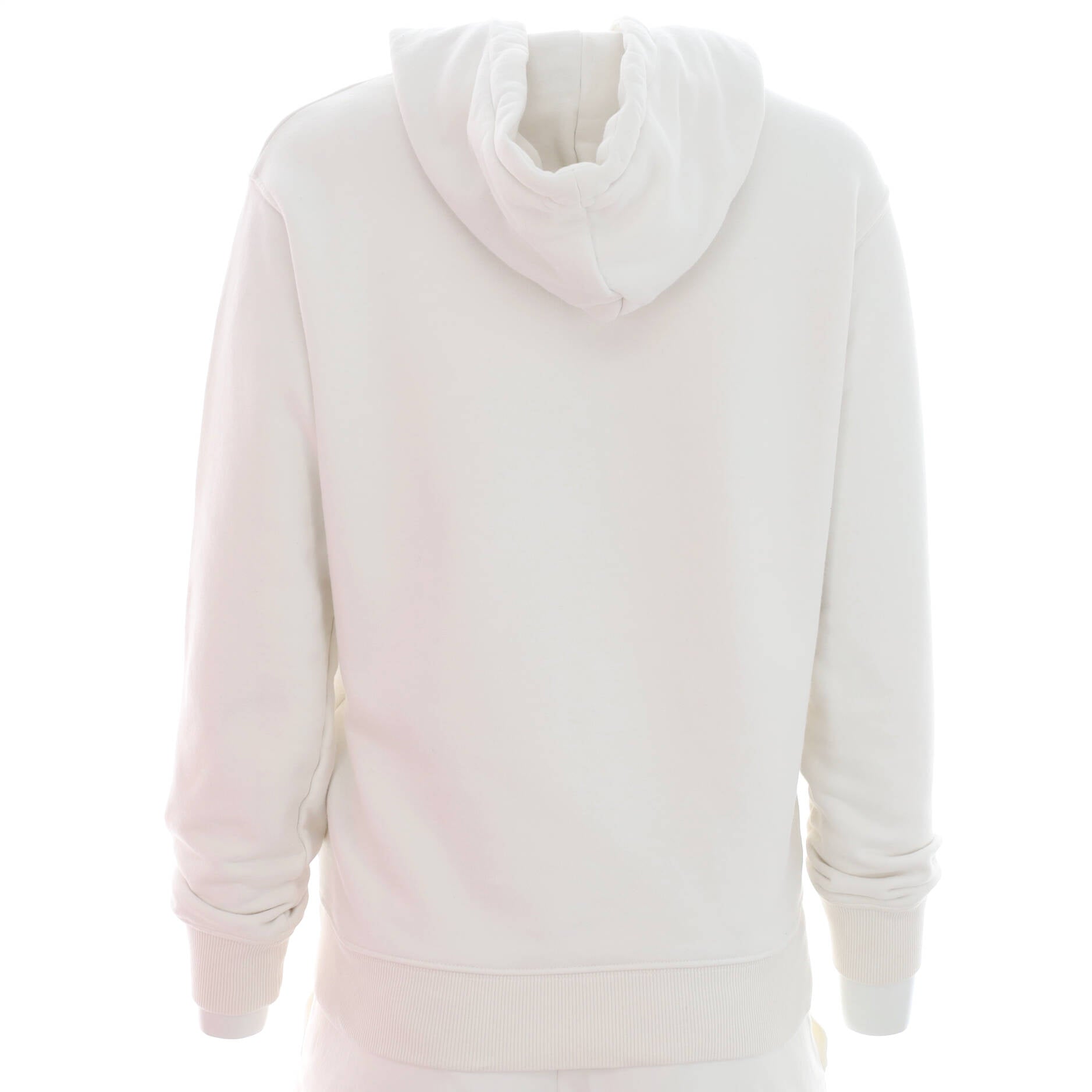 Men's Daniel Arsham White Eroded Logo Hoodie Cotton